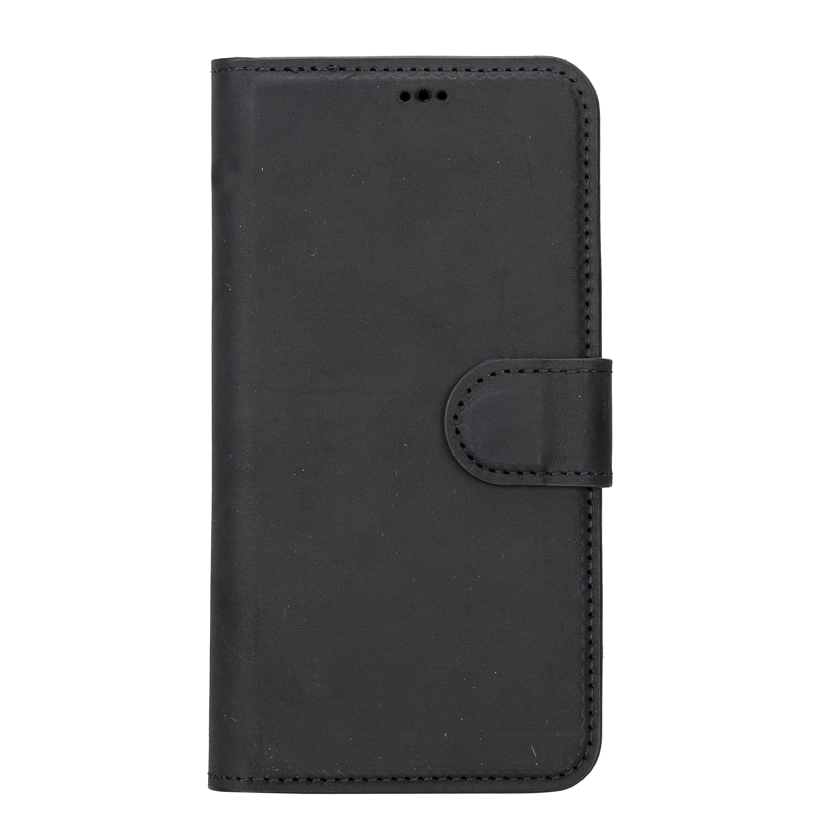 Liluri iPhone 14 Pro Detachable Genuine Leather Wallet Case