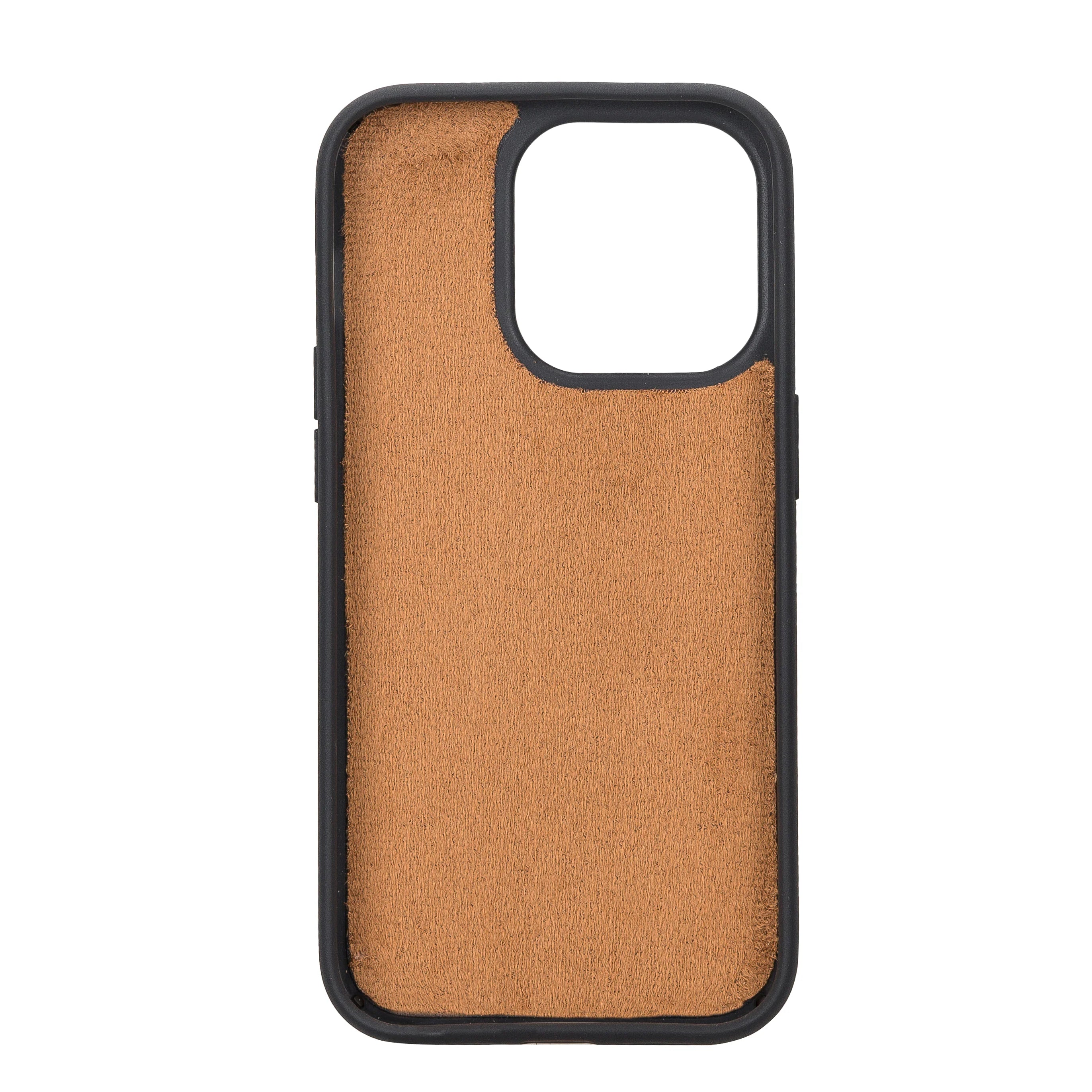 Santa iPhone 14 Pro Genuine Leather Detachable Wallet Case