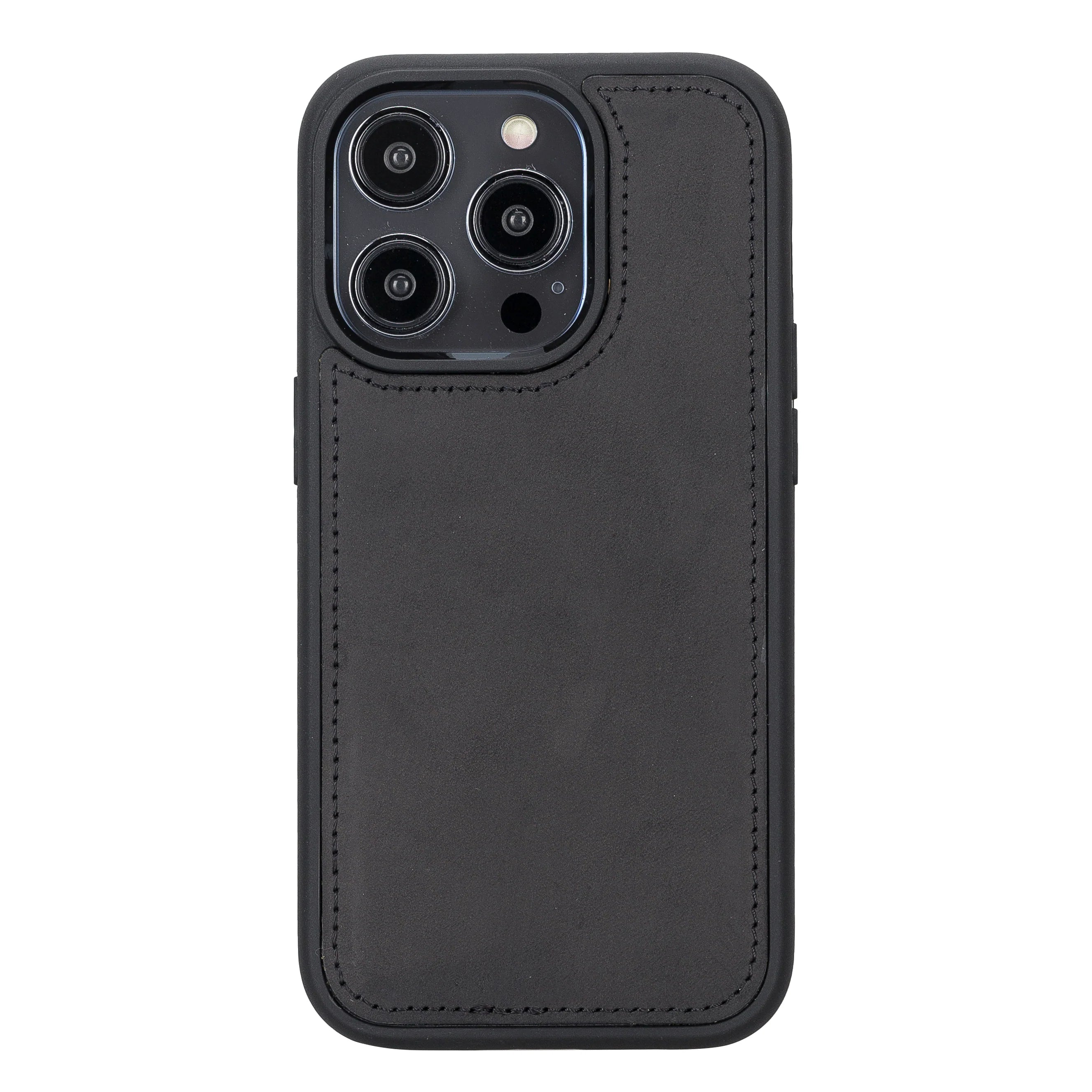 Santa iPhone 14 Pro Genuine Leather Detachable Wallet Case