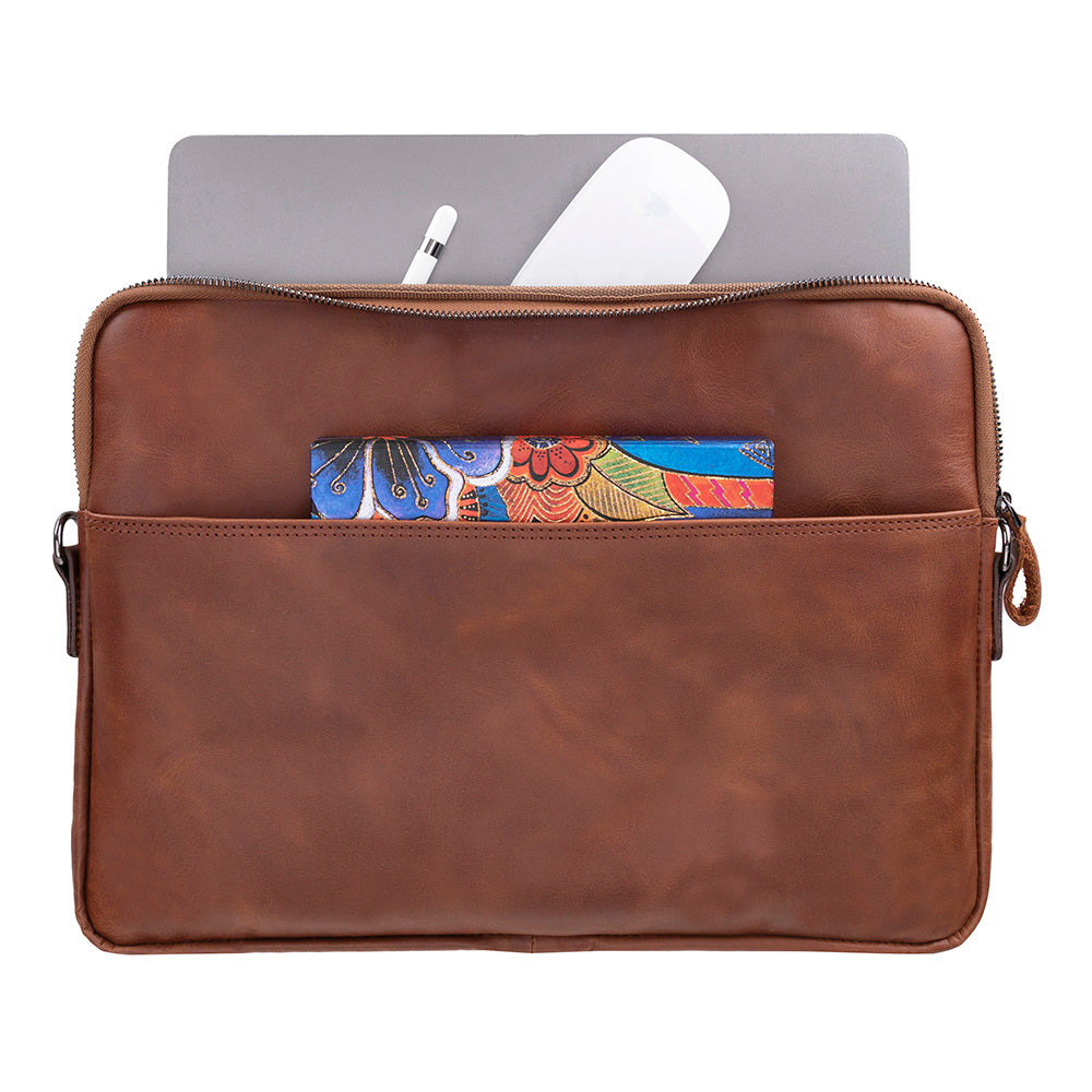 Leeds Slim Genuine Leather Laptop / Tablet Sleeve