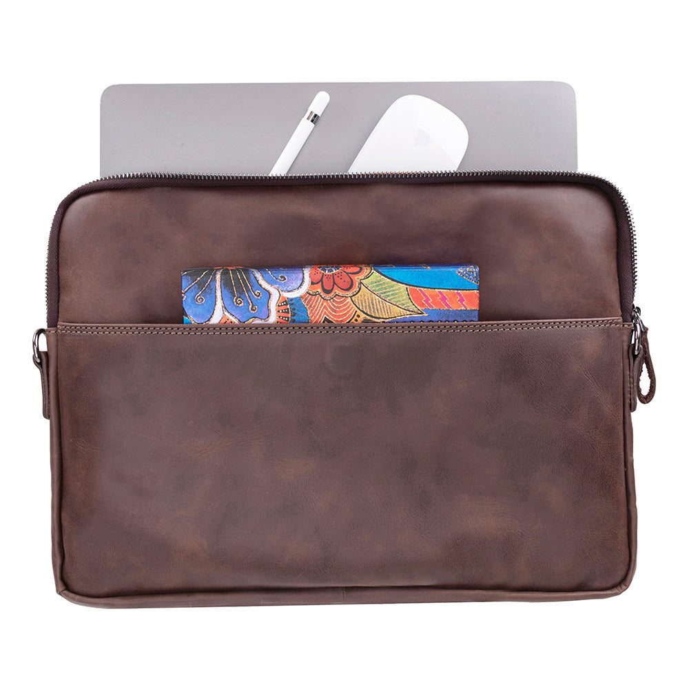 Leeds Slim Genuine Leather Laptop / Tablet Sleeve