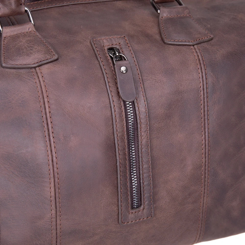 Dolly Genuine Leather Weekend Duffle Bag