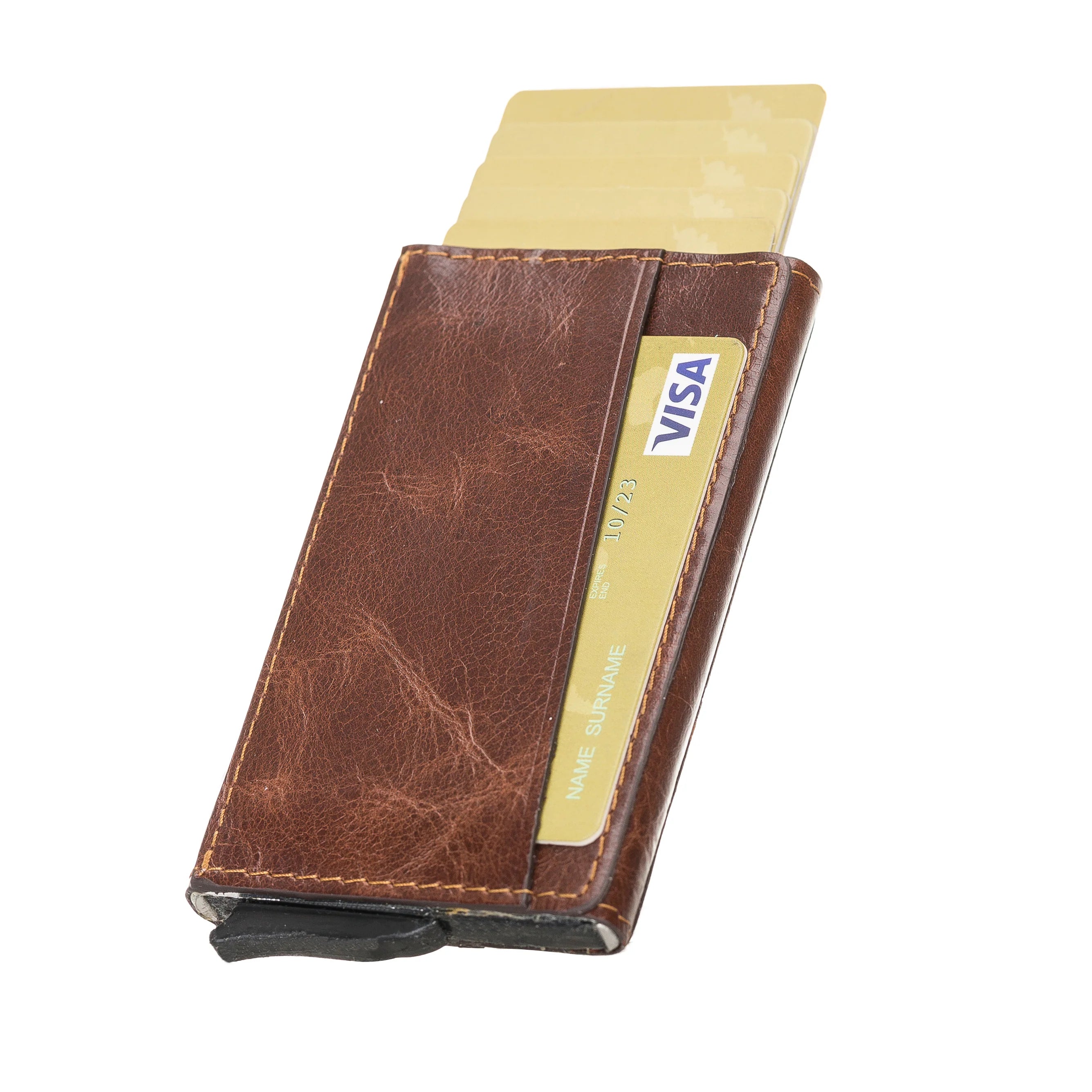 Torres Genuine Leather Pop-up Card Holder