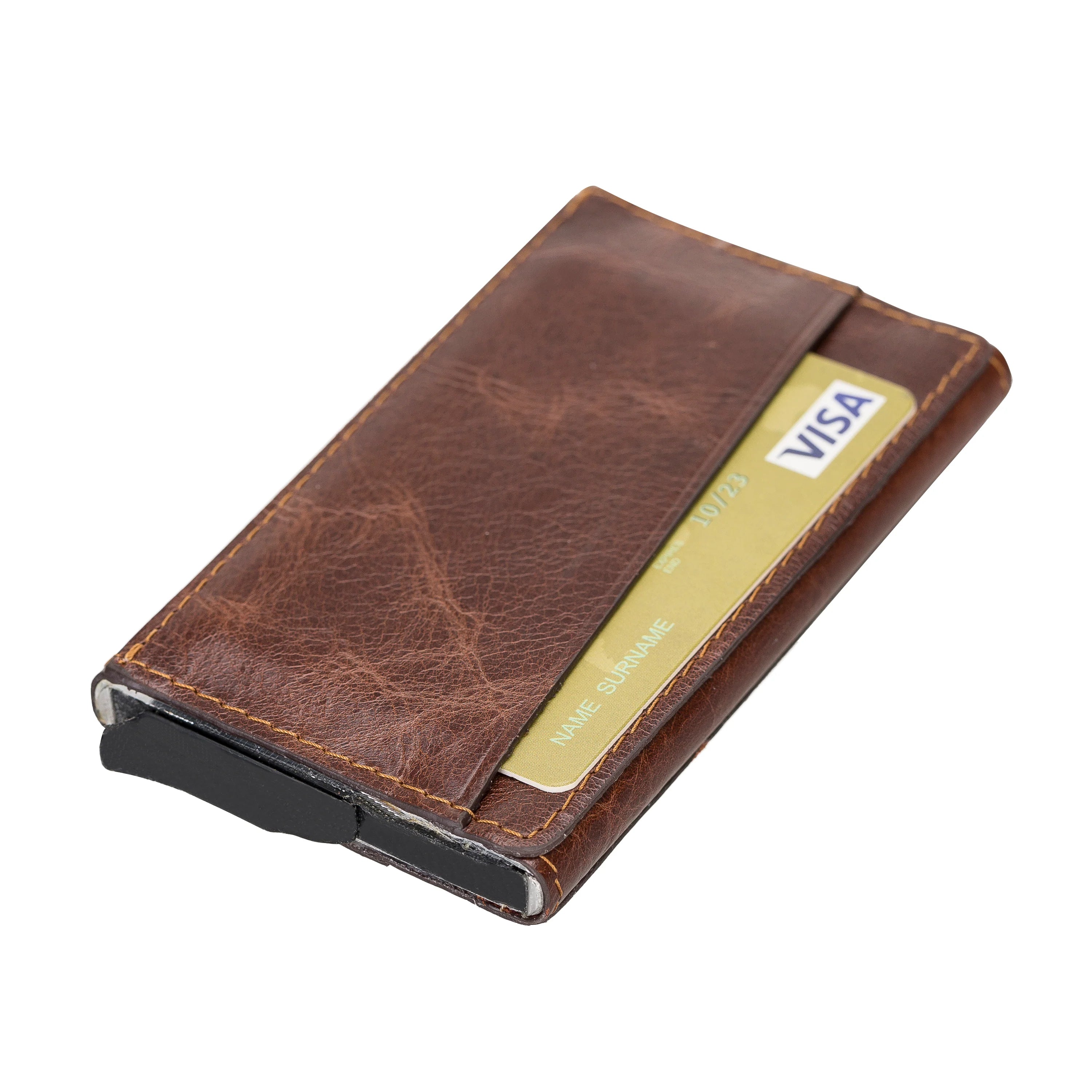 Torres Genuine Leather Pop-up Card Holder