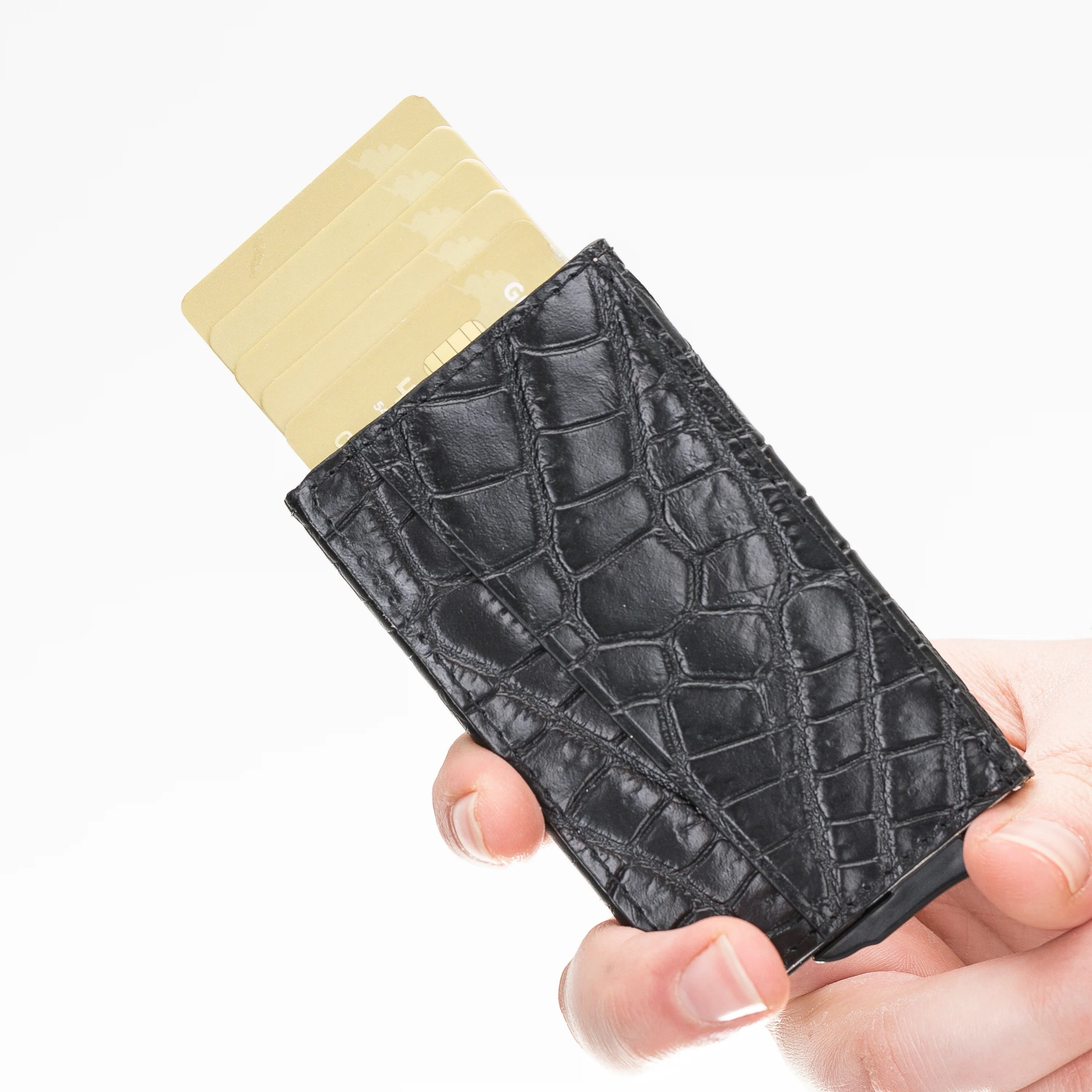 Torres Genuine Leather Pop-up Card Holder