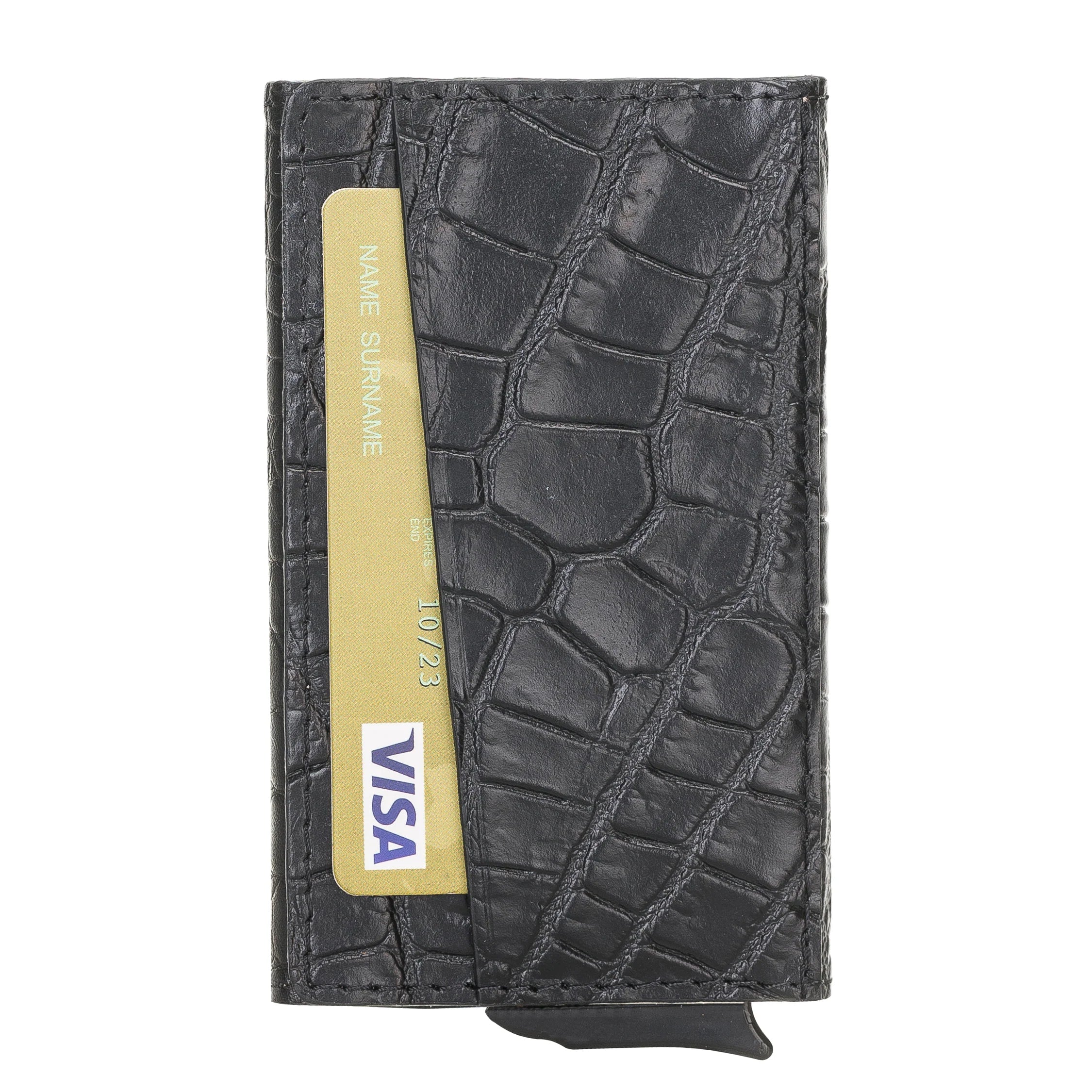 Torres Genuine Leather Pop-up Card Holder