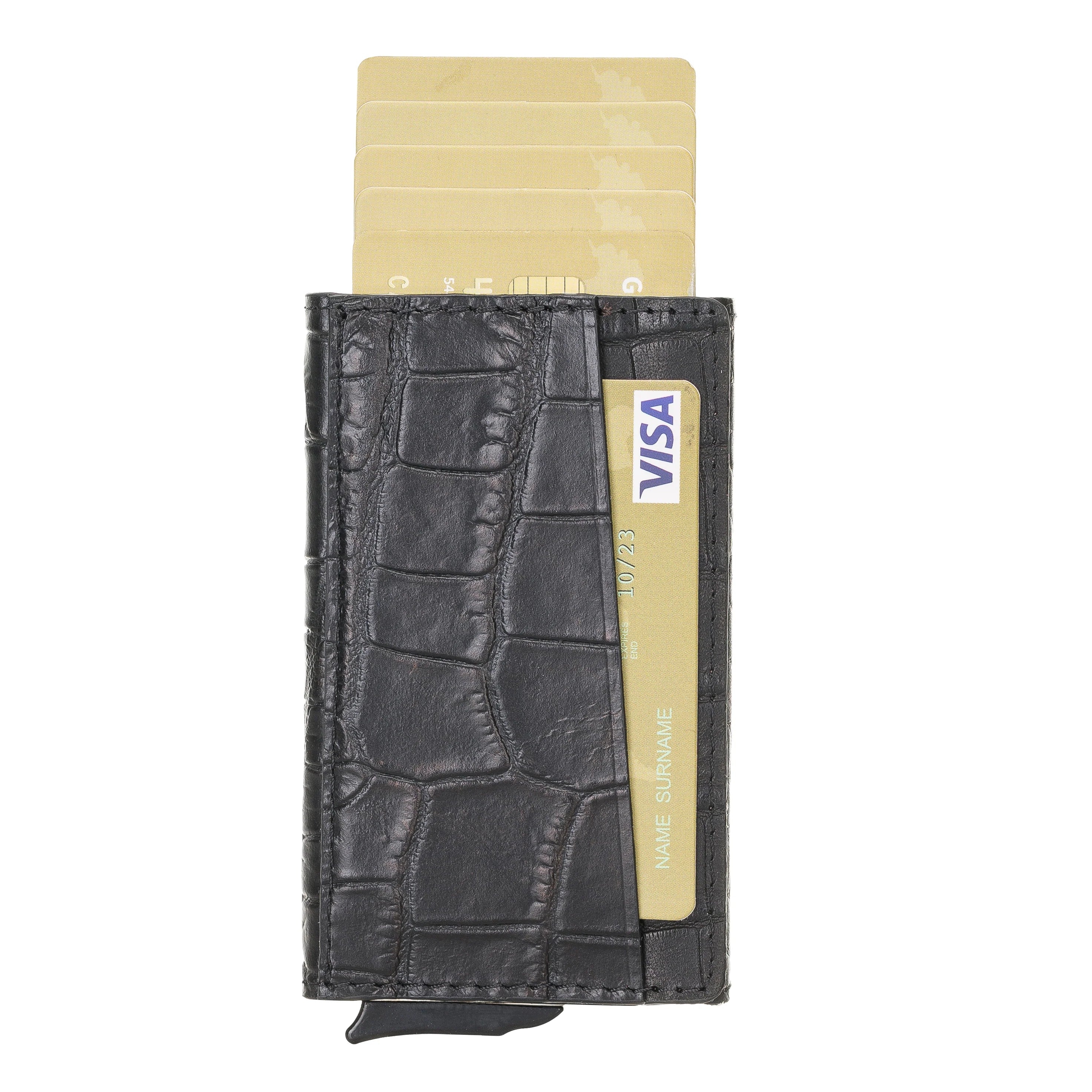 Torres Genuine Leather Pop-up Card Holder