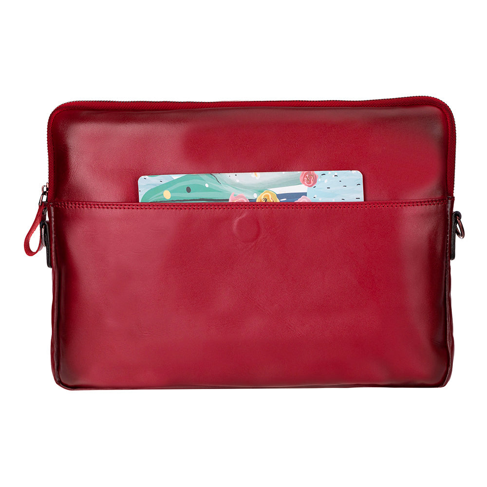 Leeds Slim Genuine Leather Laptop / Tablet Sleeve