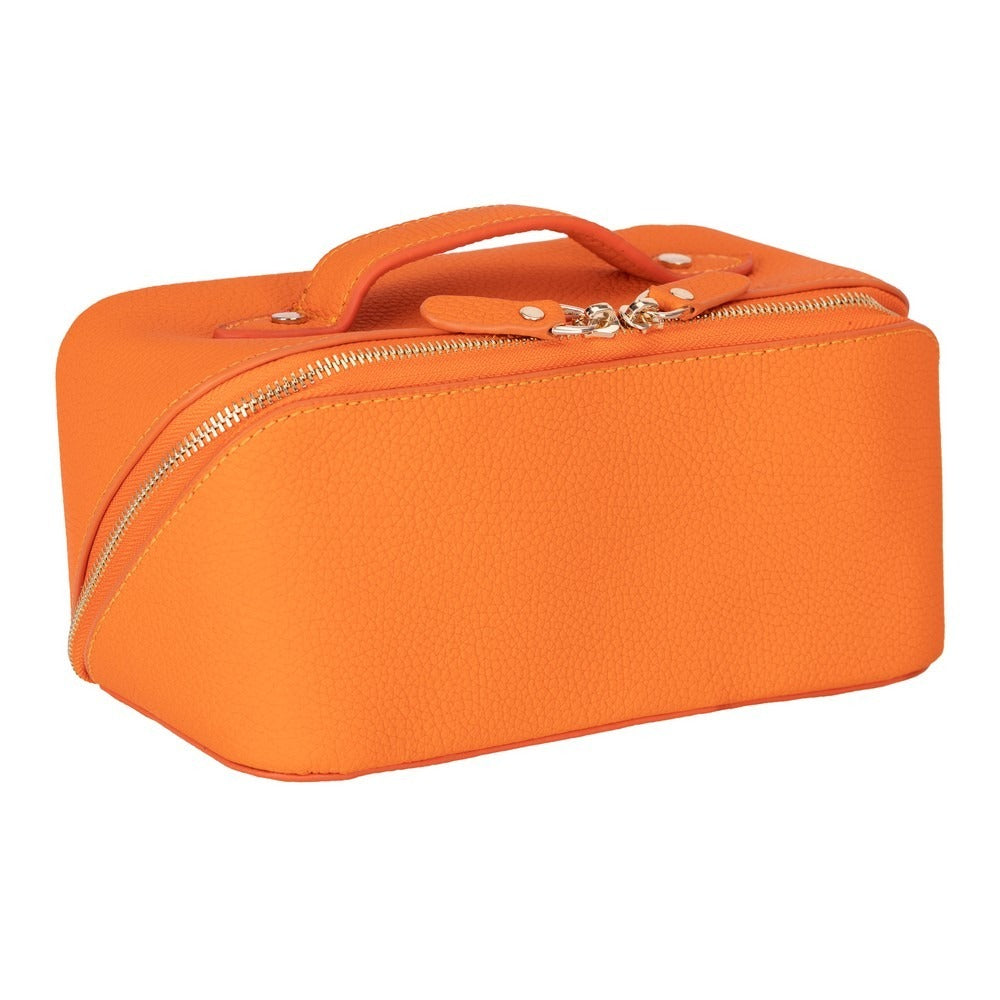 Ella Genuine Leather Makeup Bag