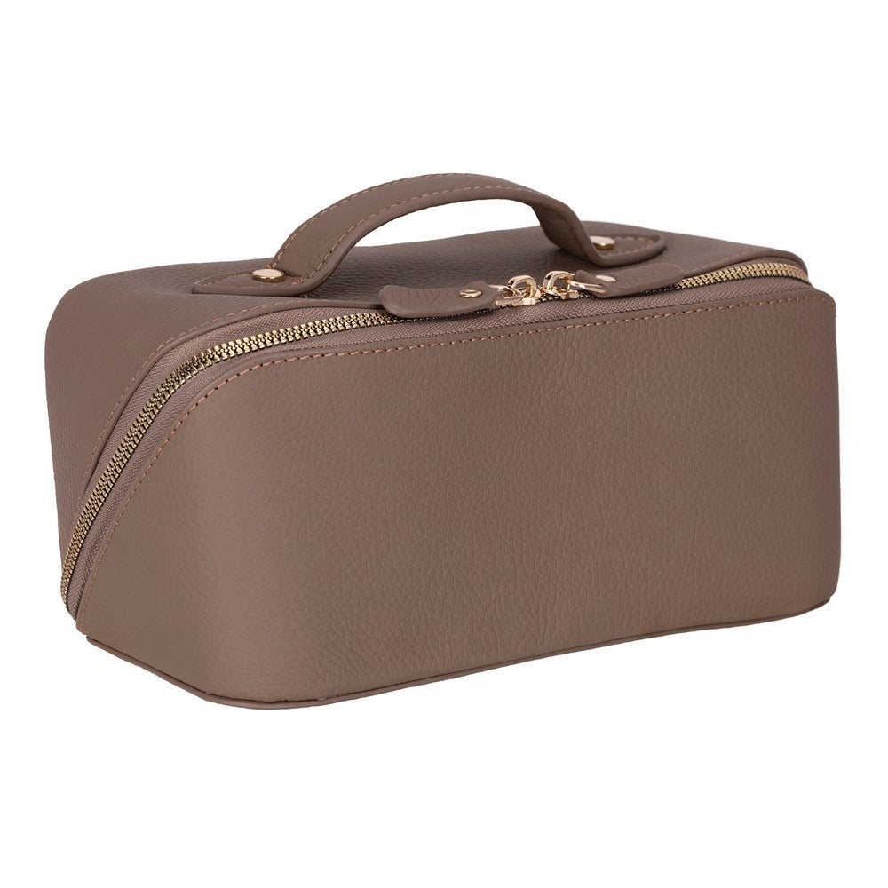 Ella Genuine Leather Makeup Bag