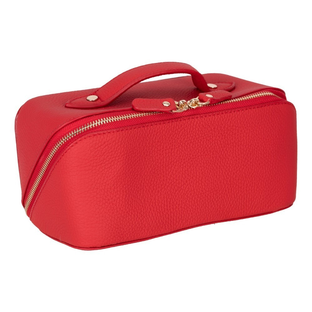 Ella Genuine Leather Makeup Bag