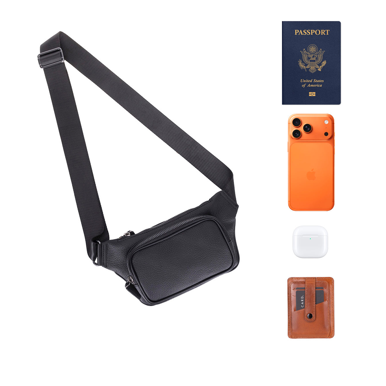 Apex Genuine Leather Waist Bag