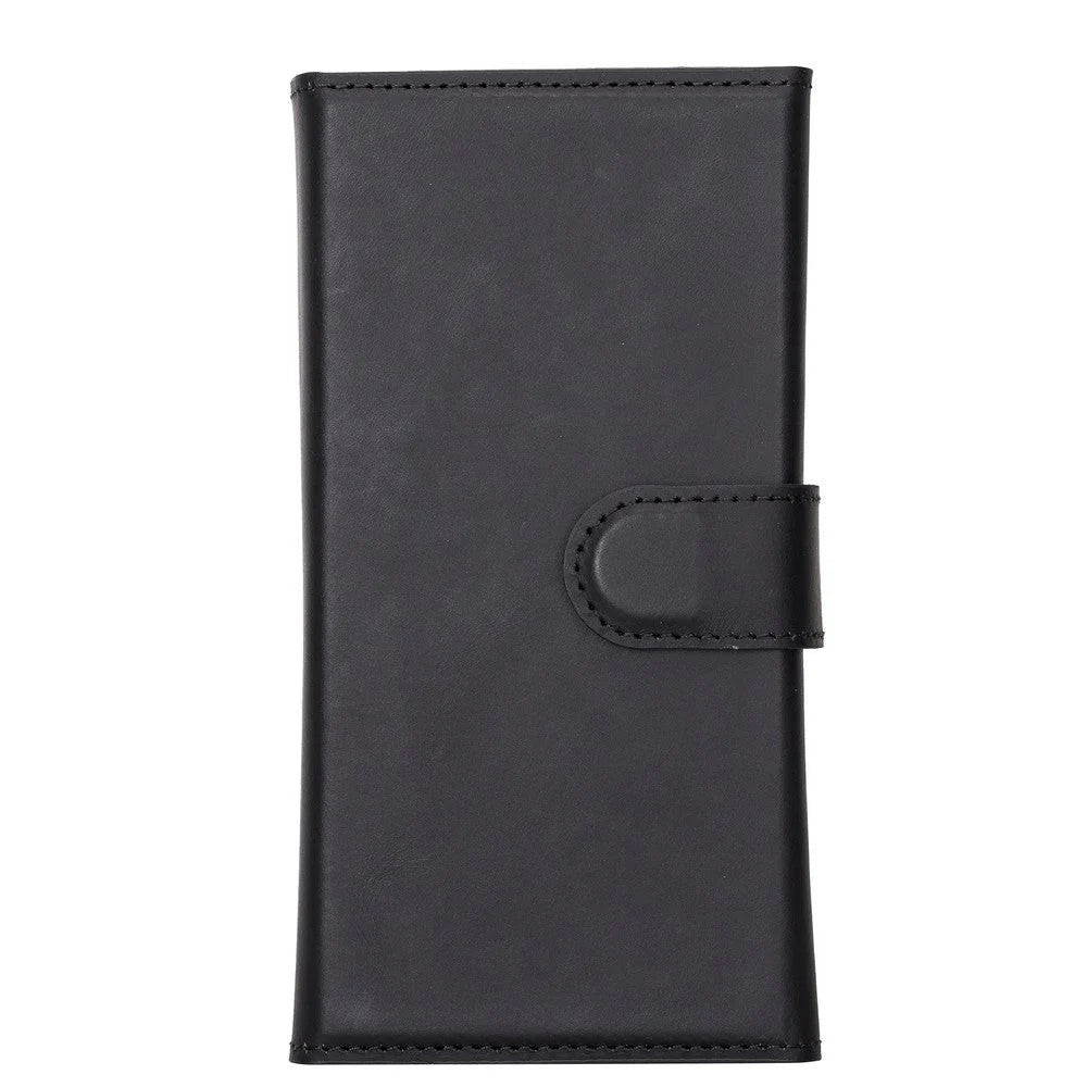 Santa iPhone 13 Pro Genuine Leather Detachable Wallet Case