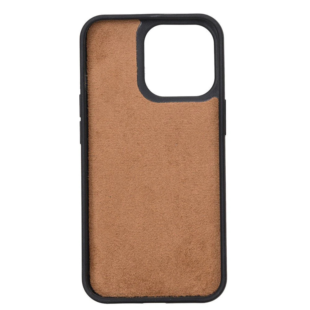 Santa iPhone 13 Pro Genuine Leather Detachable Wallet Case