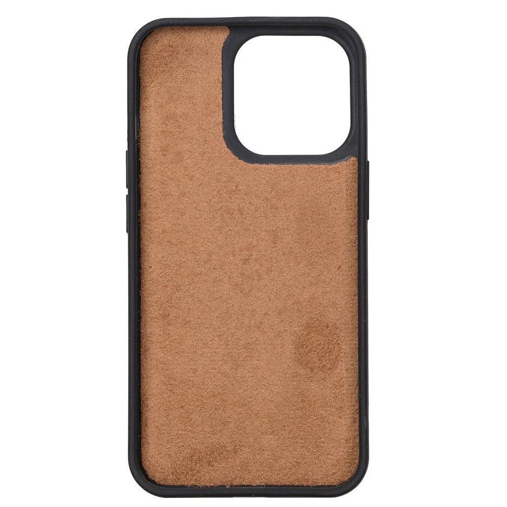 Santa iPhone 13 Pro Genuine Leather Detachable Wallet Case