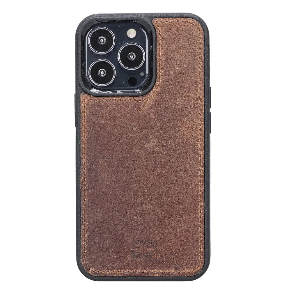 Magic iPhone 13 Pro Max Çıkarılabilir Hakiki Deri Cüzdan Kılıf