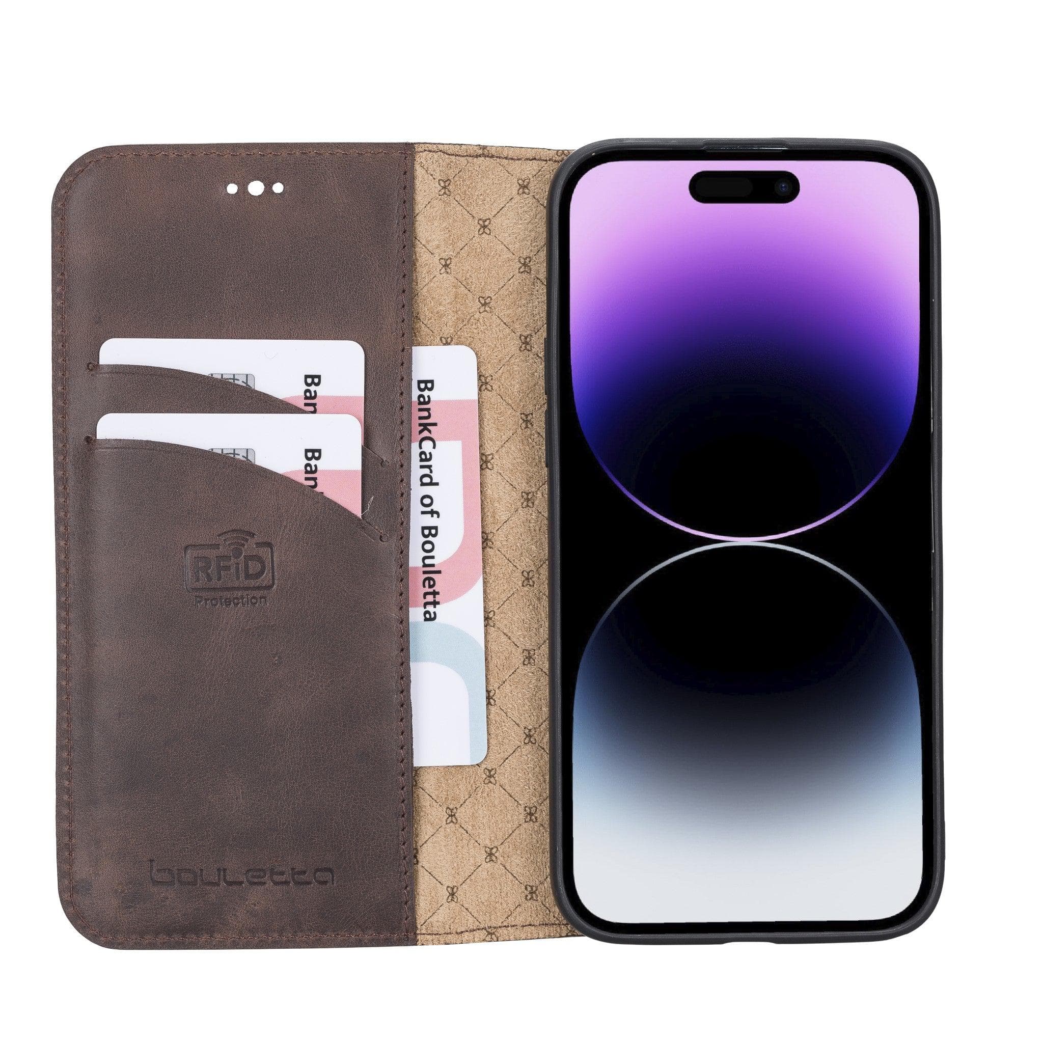 Brooks iPhone 14 Leather Wallet Case
