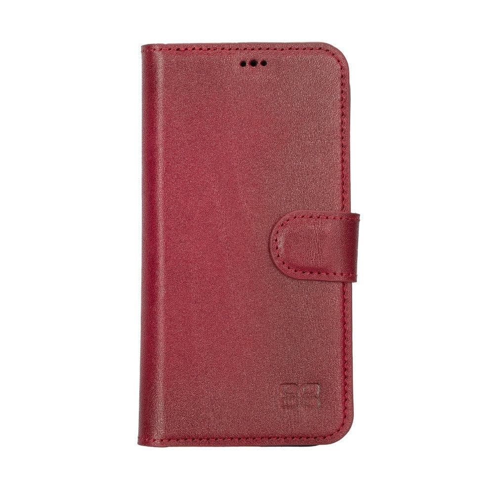 Magic iPhone 14 Detachable Genuine Colorful Leather Wallet Case