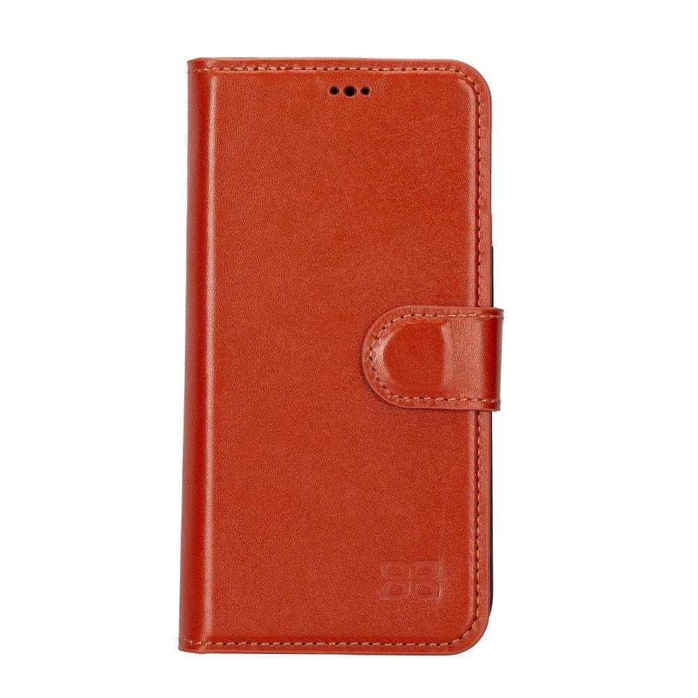 Magic iPhone 14 Detachable Genuine Colorful Leather Wallet Case