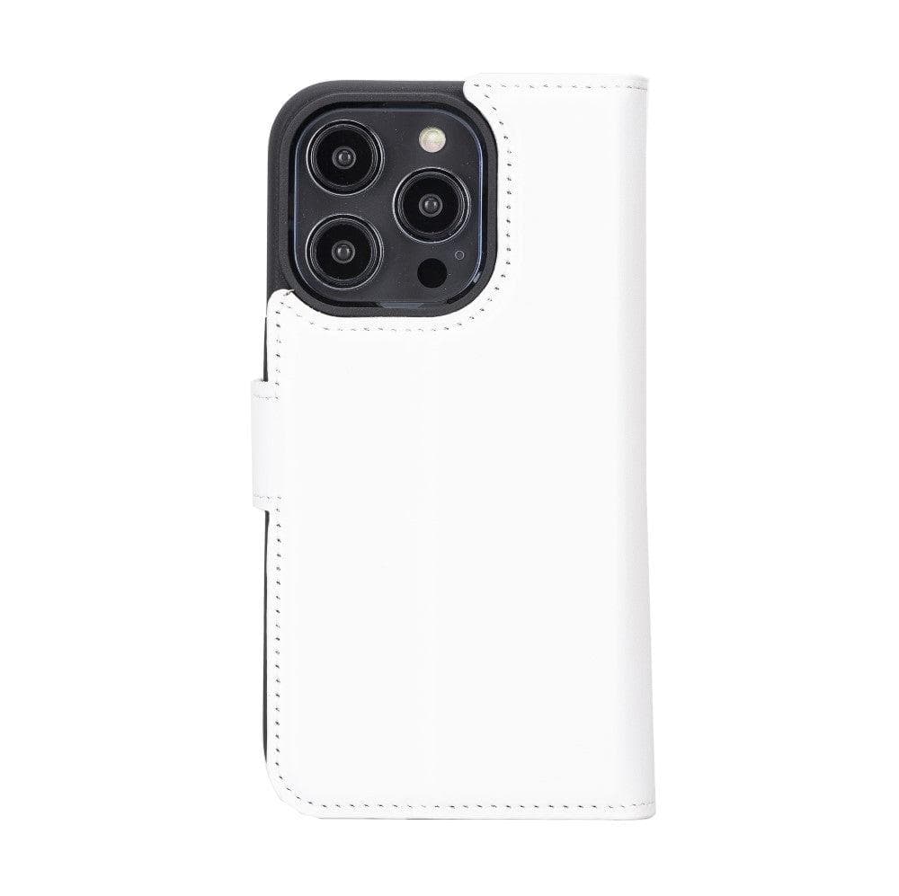 Magic iPhone 14 Detachable Genuine Colorful Leather Wallet Case