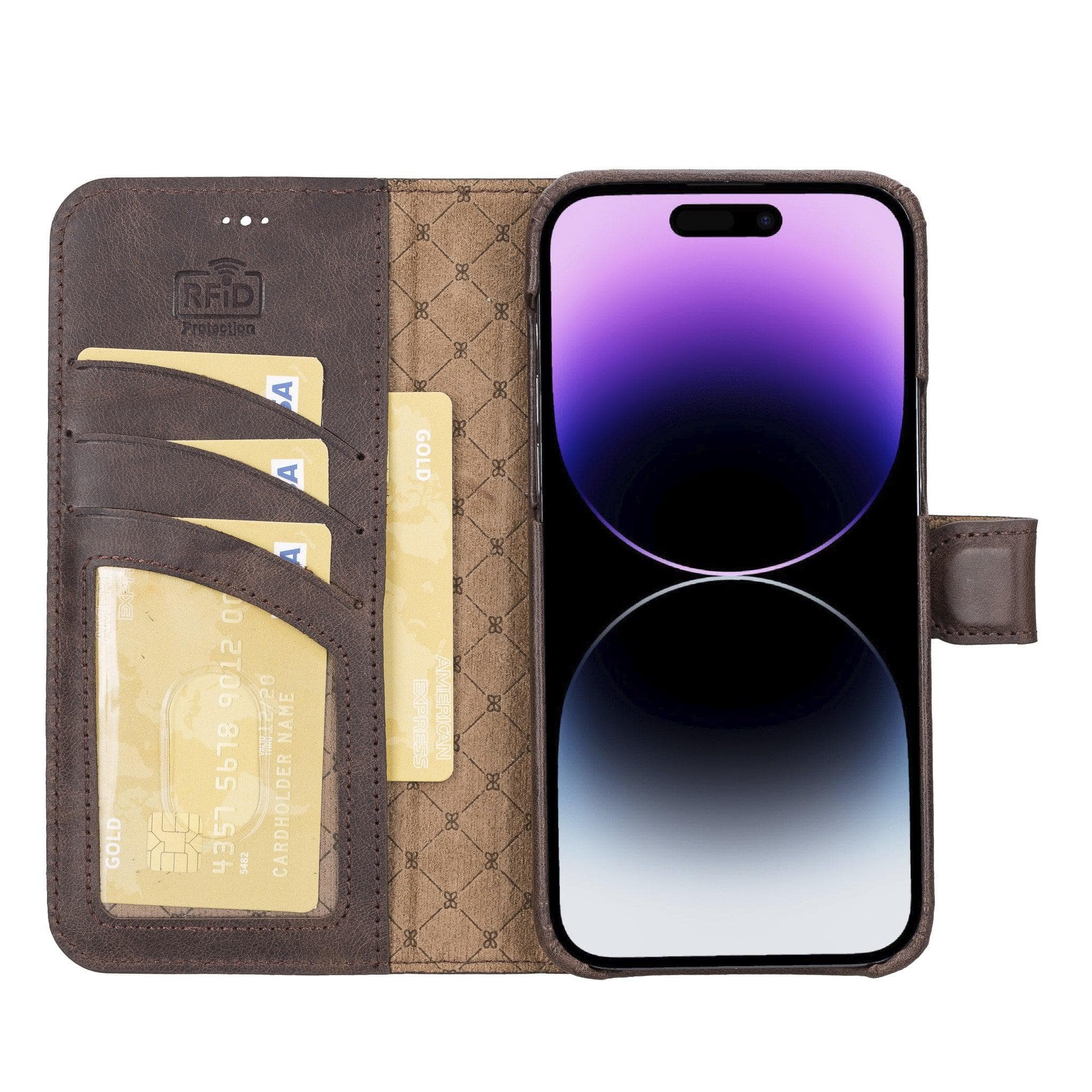 F360 Magic Leather iPhone 14 Plus Detachable Wallet Case