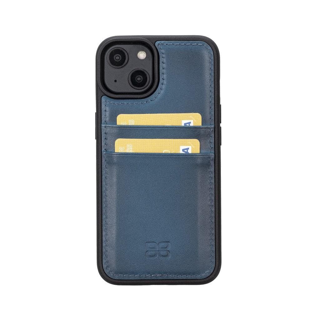 Flex Cover Leather iPhone 14 Case with Card Holder