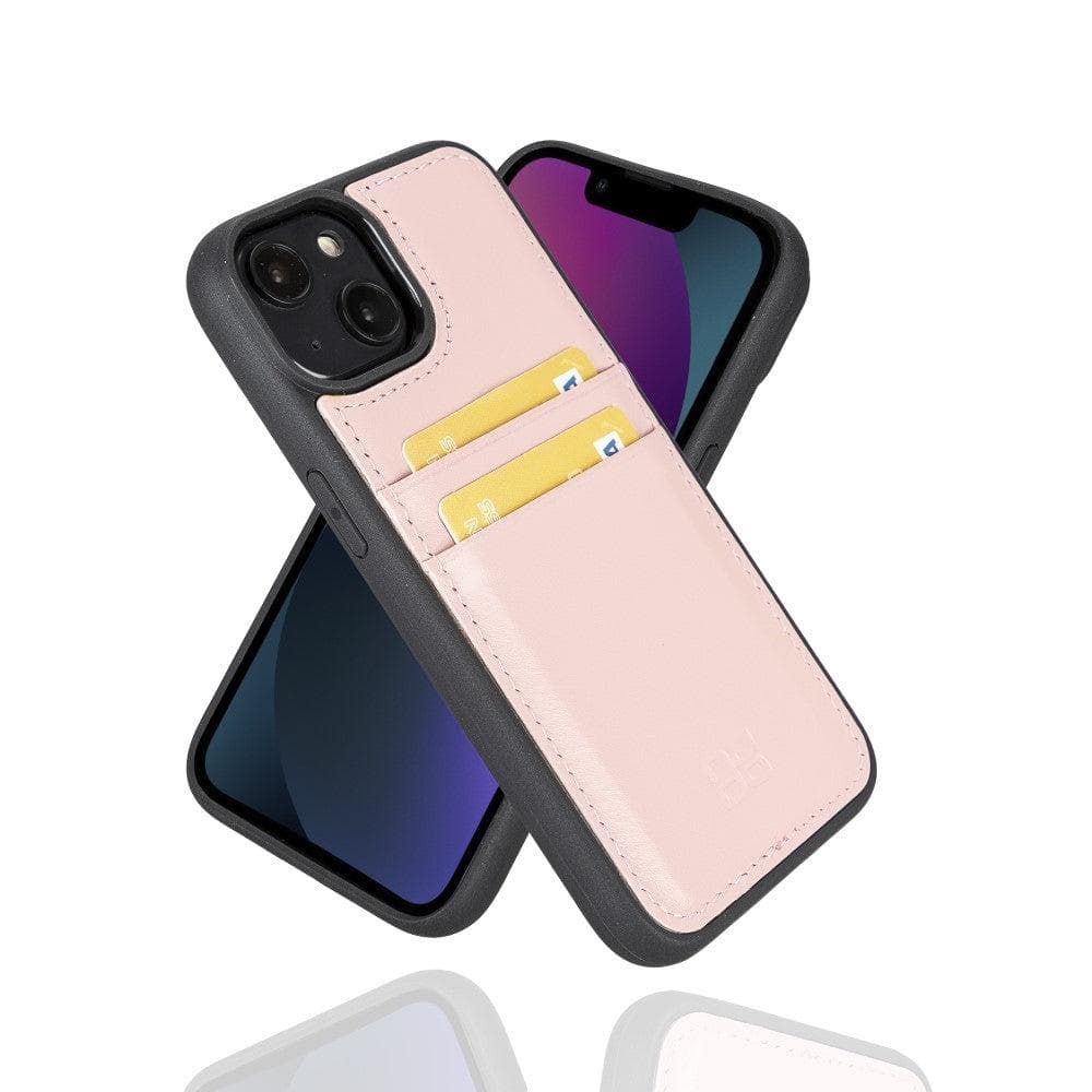 Flex Cover Leather iPhone 14 Case with Card Holder