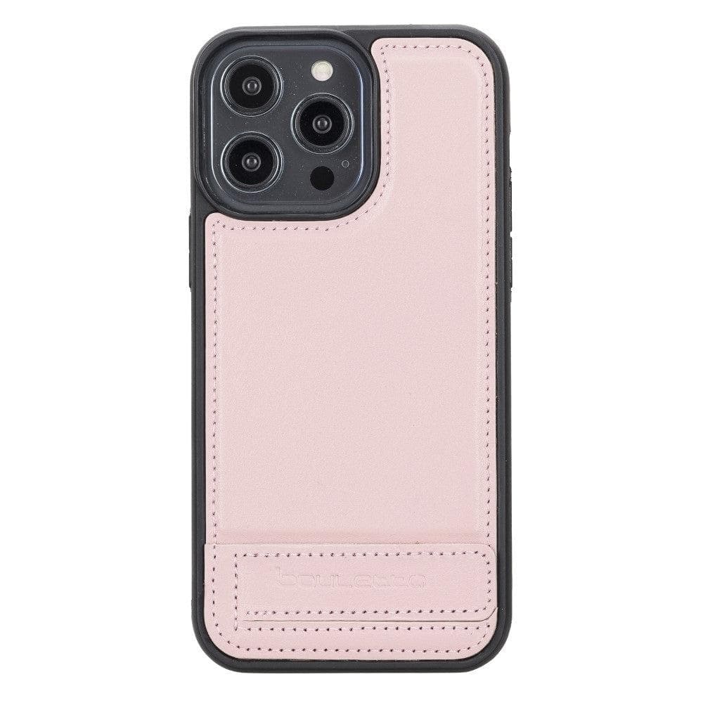 Flex Base Genuine Leather iPhone 14 Plus Case with Stand