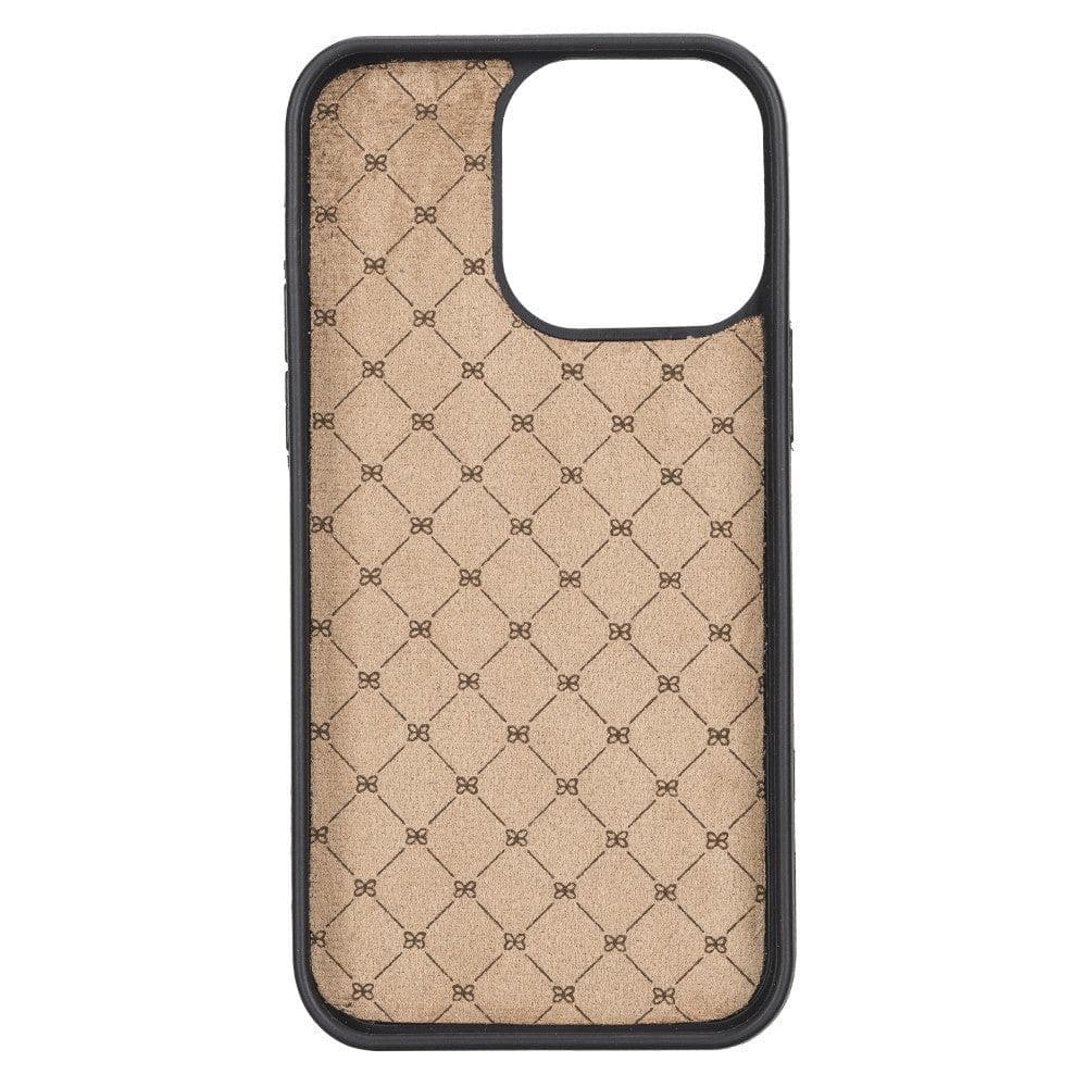 Flex Base Genuine Leather iPhone 14 Pro Case with Stand