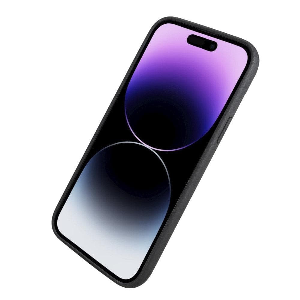 Flex Base Genuine Leather iPhone 14 Case with Stand