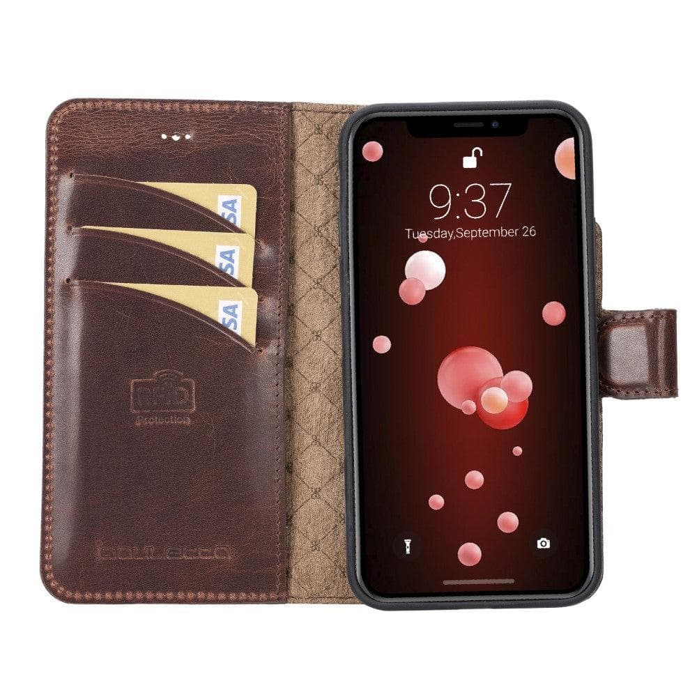 Magic iPhone XS Max Detachable Leather Wallet Case