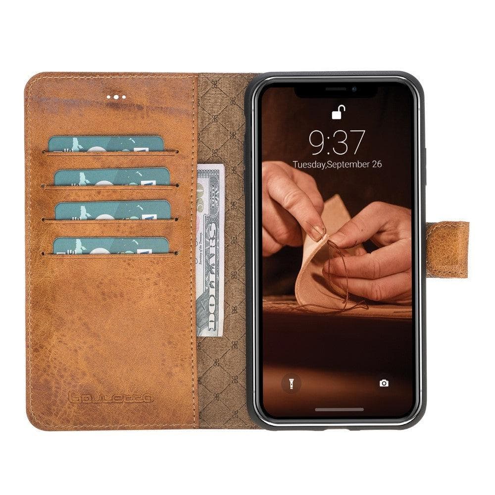 Magic iPhone XS Max Detachable Leather Wallet Case