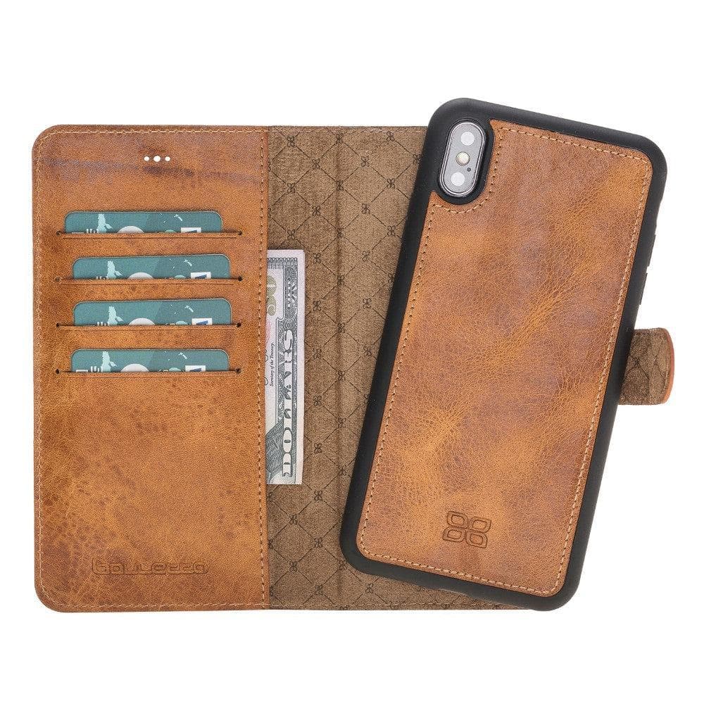 Magic iPhone XS Max Detachable Leather Wallet Case