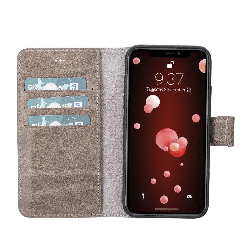 Magic iPhone XS Max Detachable Leather Wallet Case