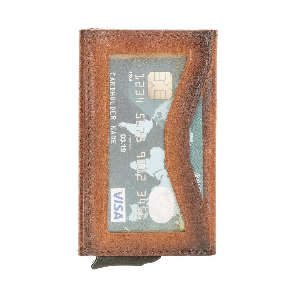 Austin Leather Card Holder with RFID