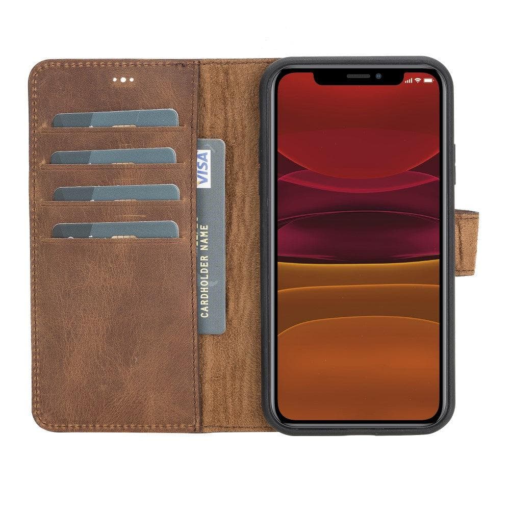 Magic iPhone 11 Pro Max Detachable Leather Wallet Case