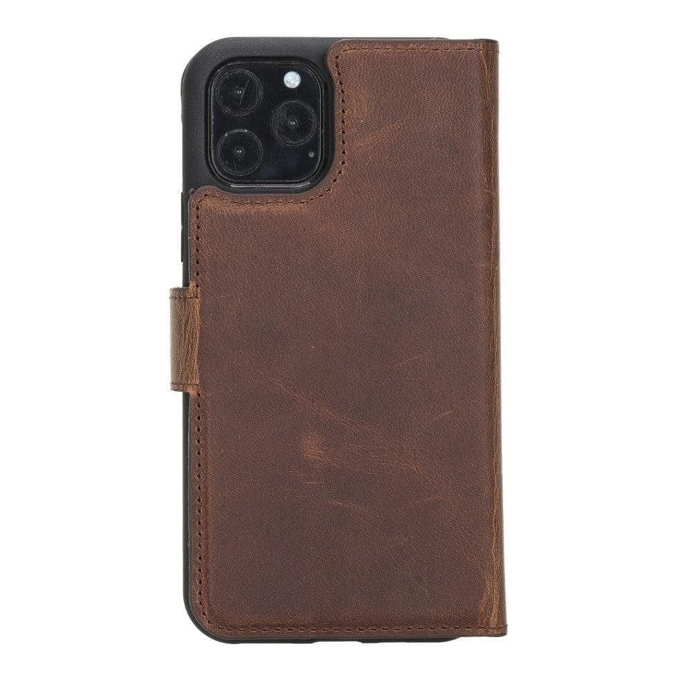 Magic iPhone 11 Pro Detachable Genuine Leather Wallet Case