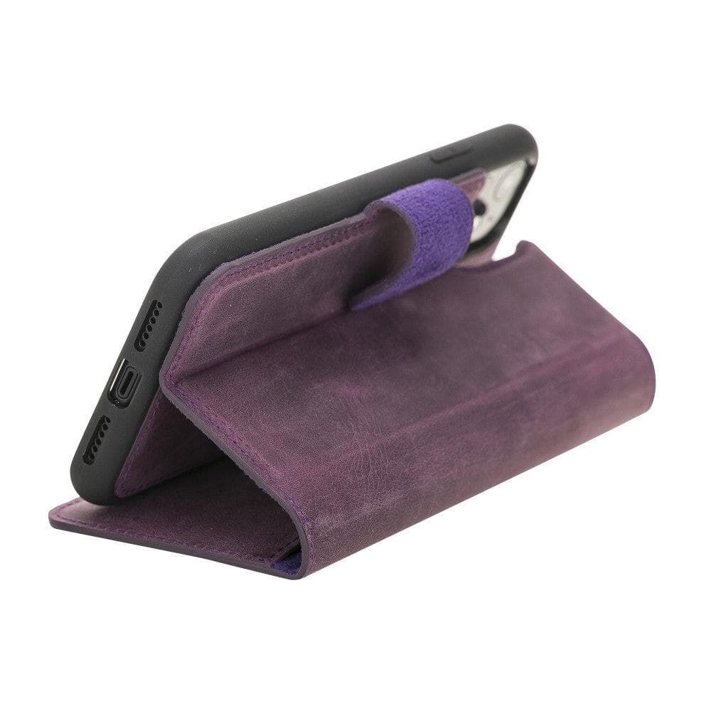 Magic iPhone 11 Pro Detachable Genuine Leather Wallet Case
