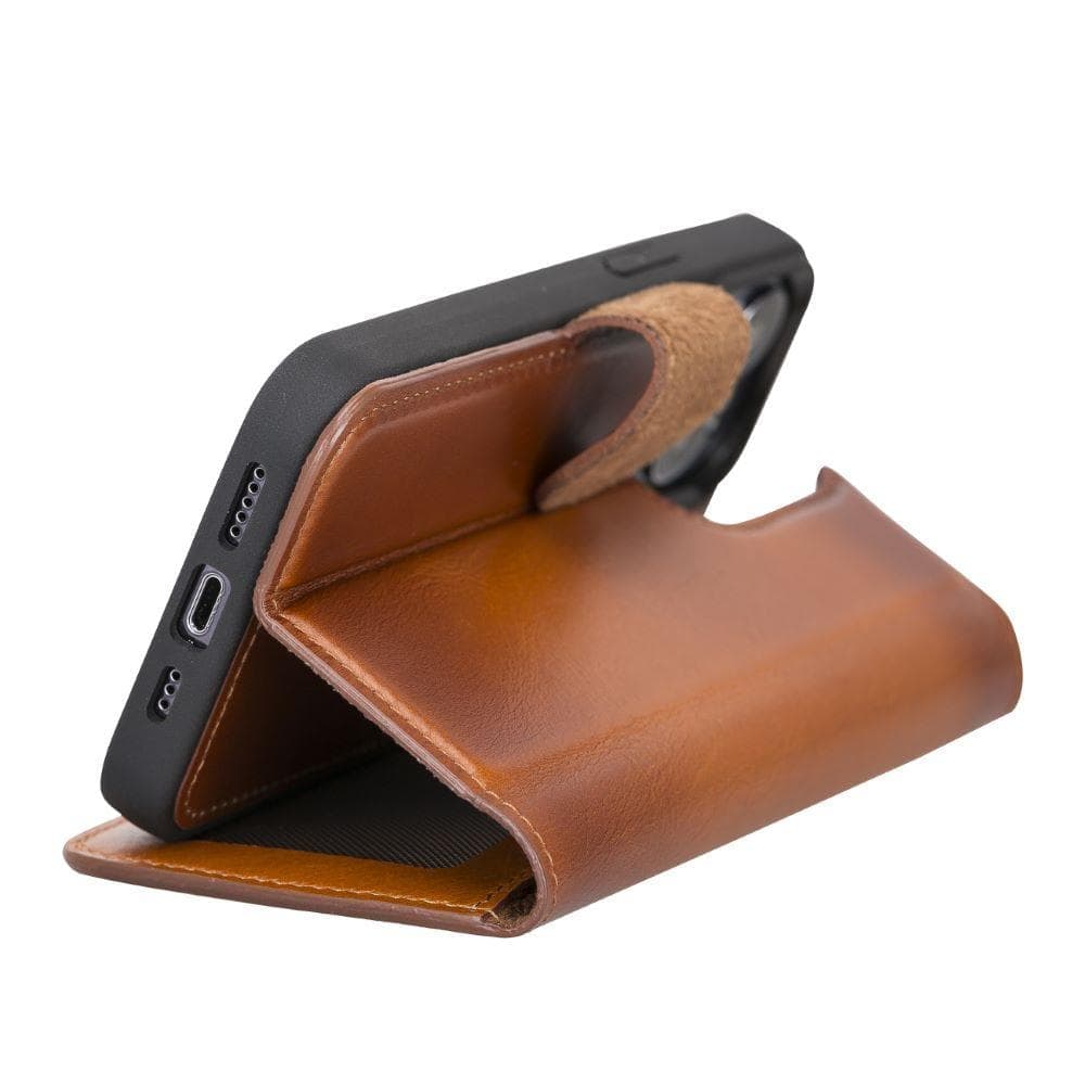 Magic iPhone 13 Pro Max Detachable Leather Wallet Case