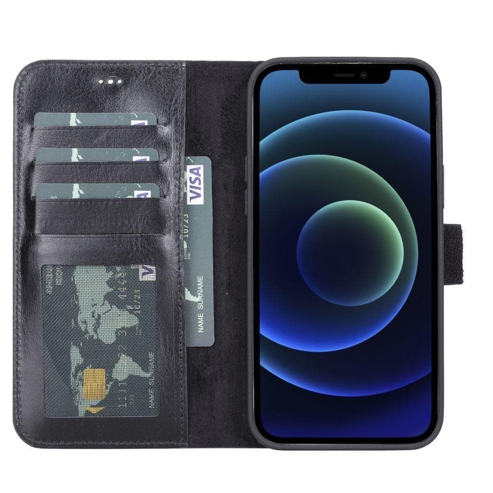 Magic iPhone 13 Pro Max Detachable Leather Wallet Case