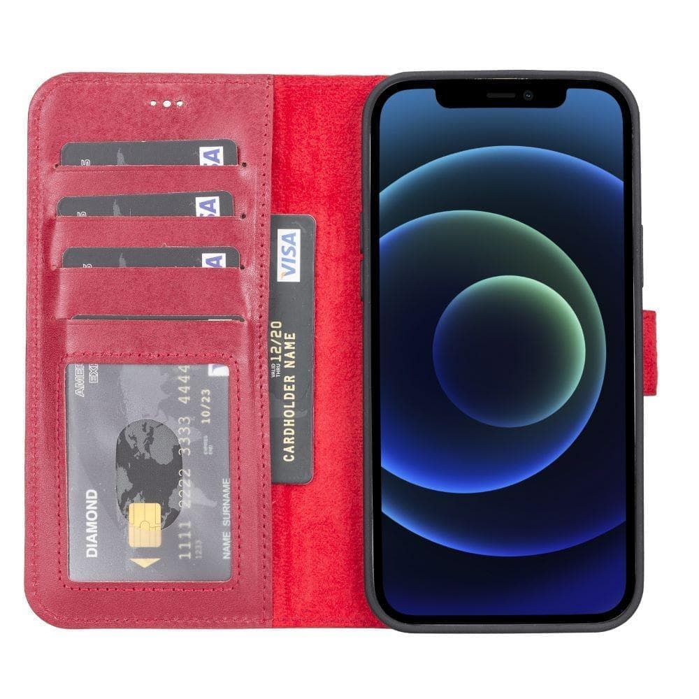 Magic iPhone 13 Pro Max Detachable Leather Wallet Case