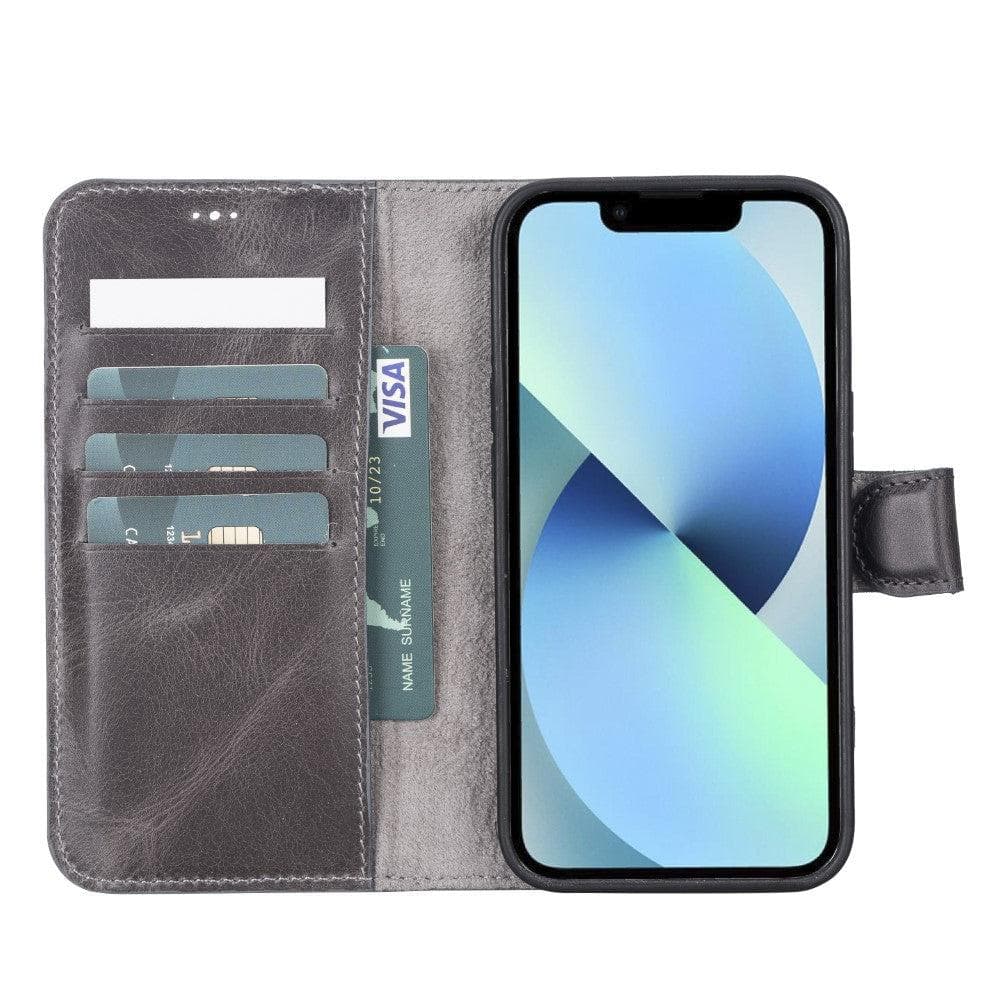 Magic iPhone 13 Pro Max Detachable Leather Wallet Case