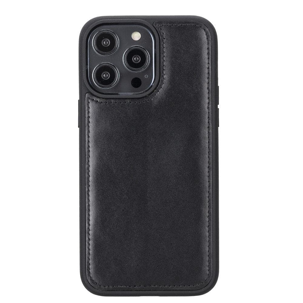 Magic iPhone 14 Plus Genuine Leather Detachable Wallet Case