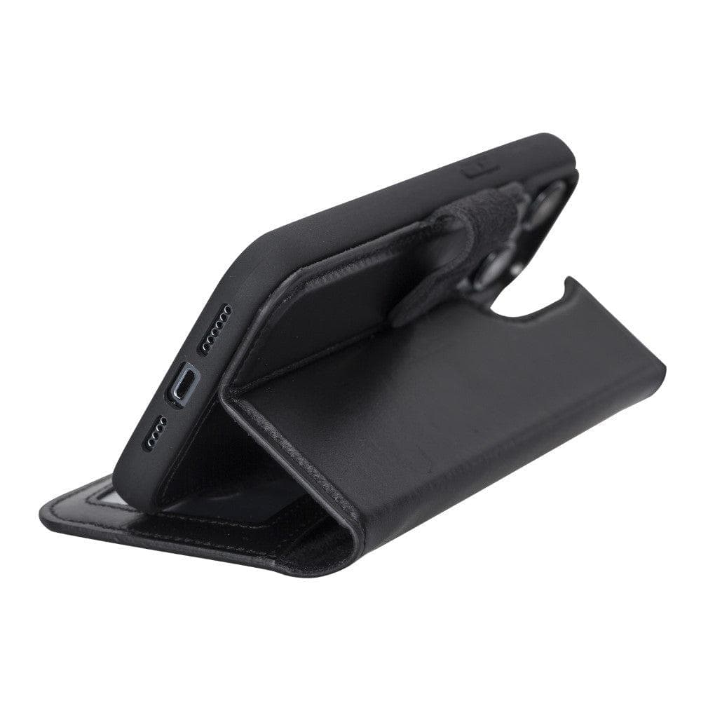 Magic iPhone 14 Plus Genuine Leather Detachable Wallet Case