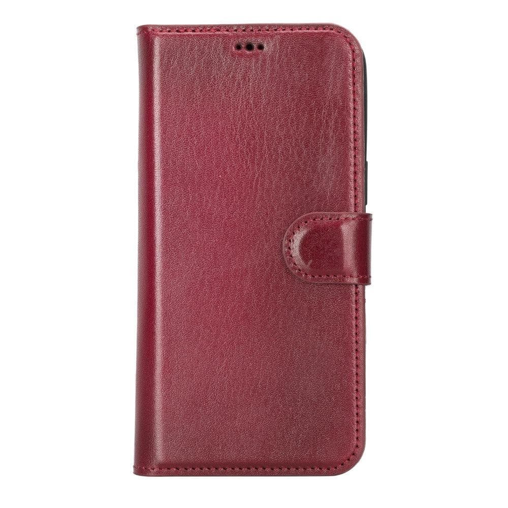 Magic iPhone 14 Pro Genuine Leather Detachable Wallet Case