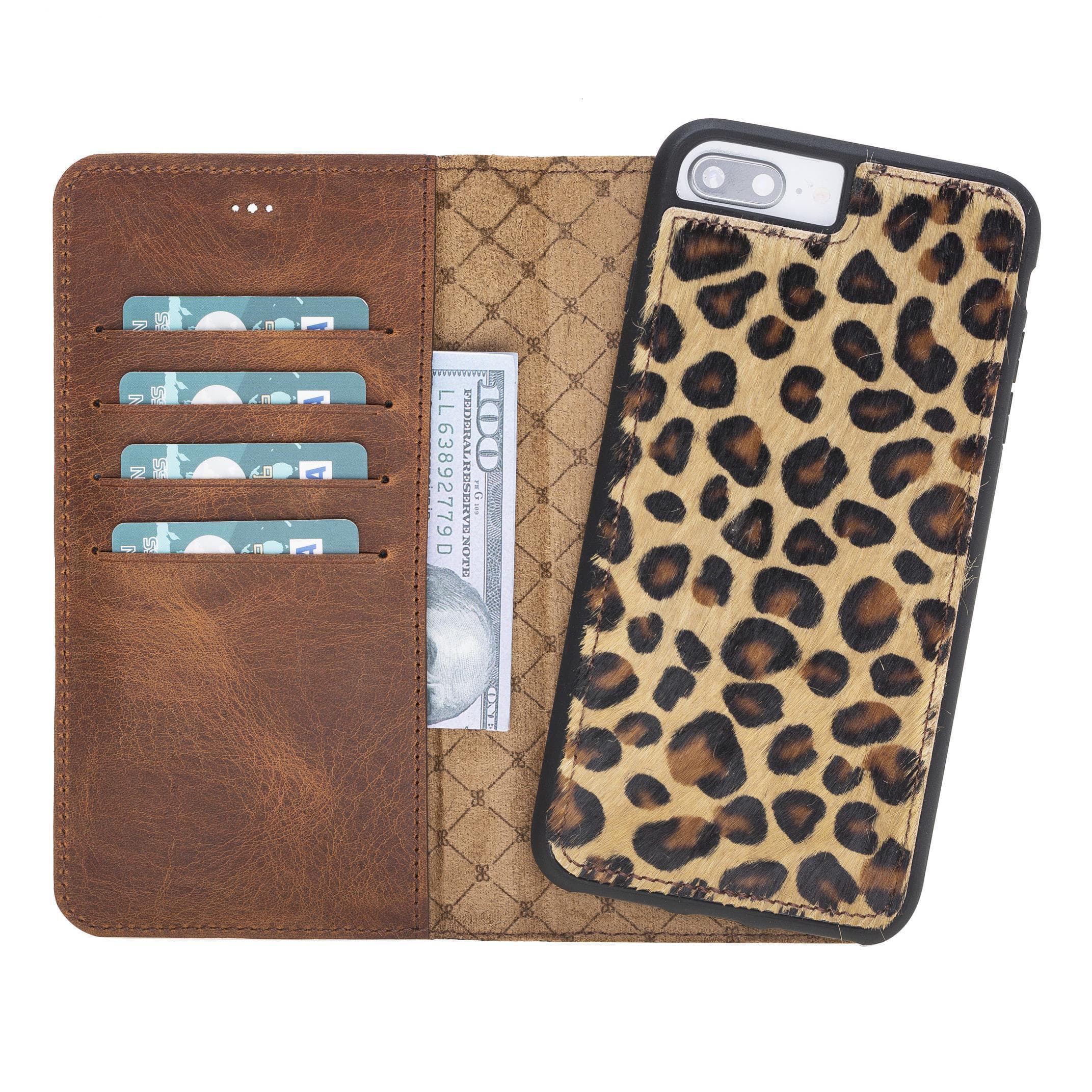 Magic iPhone 8 Plus / 7 Plus Detachable Leather Wallet Case