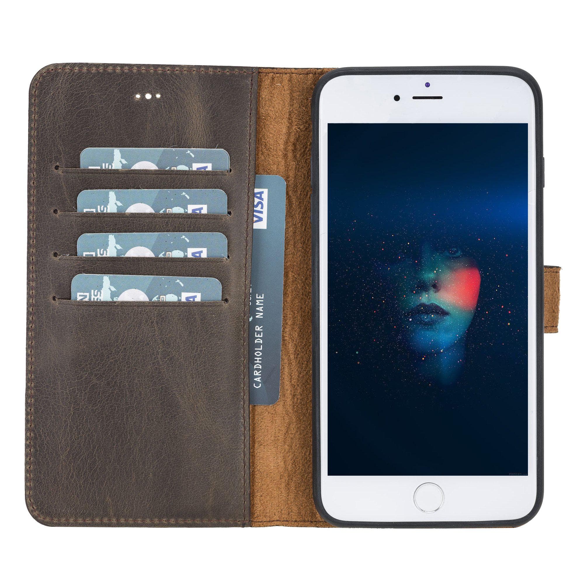 Magic iPhone 8 Plus / 7 Plus Detachable Leather Wallet Case