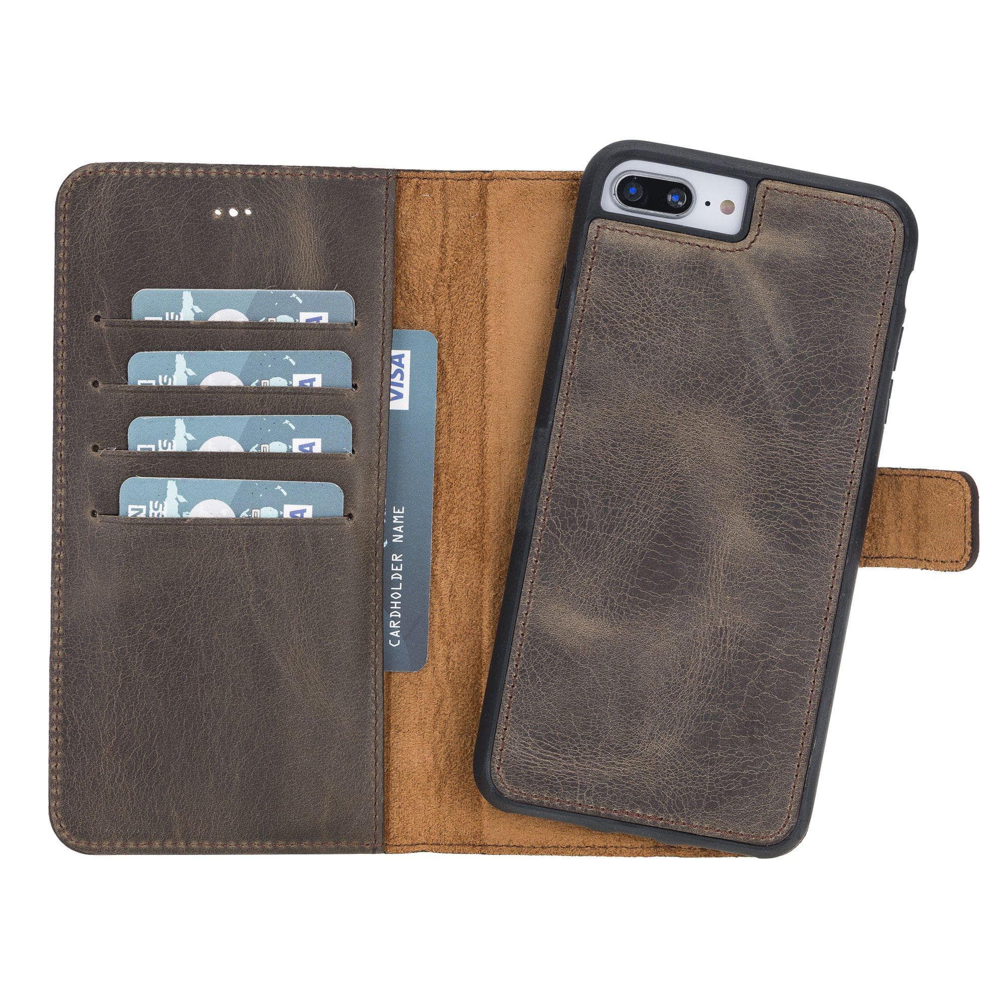 Magic iPhone 8 Plus / 7 Plus Detachable Leather Wallet Case