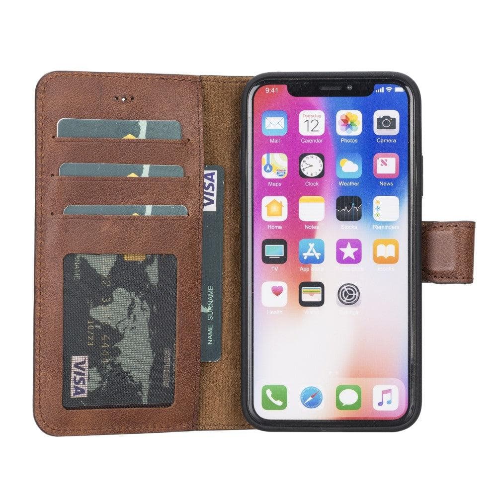 Magic iPhone XS Max Detachable Leather Wallet Case
