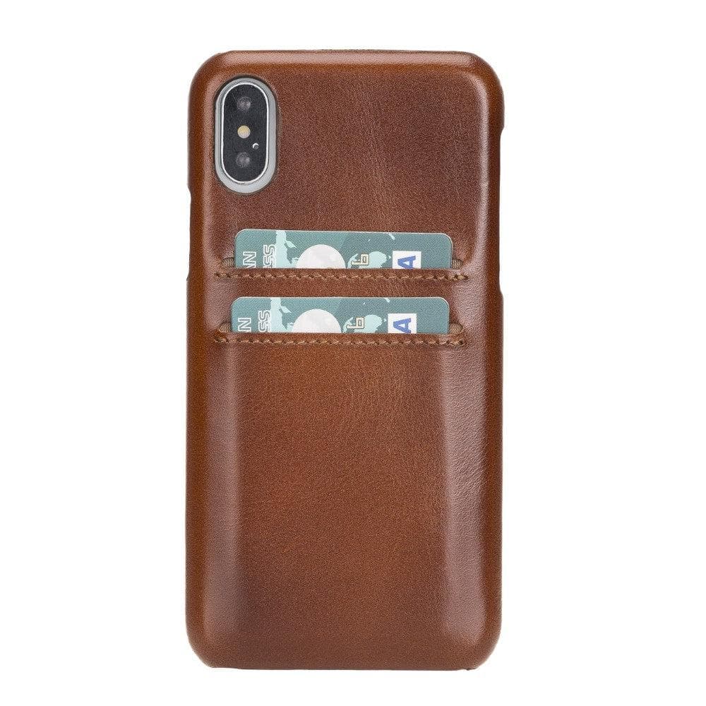 Ultimate Jacket Leather iPhone X / XS Case with Card Holder